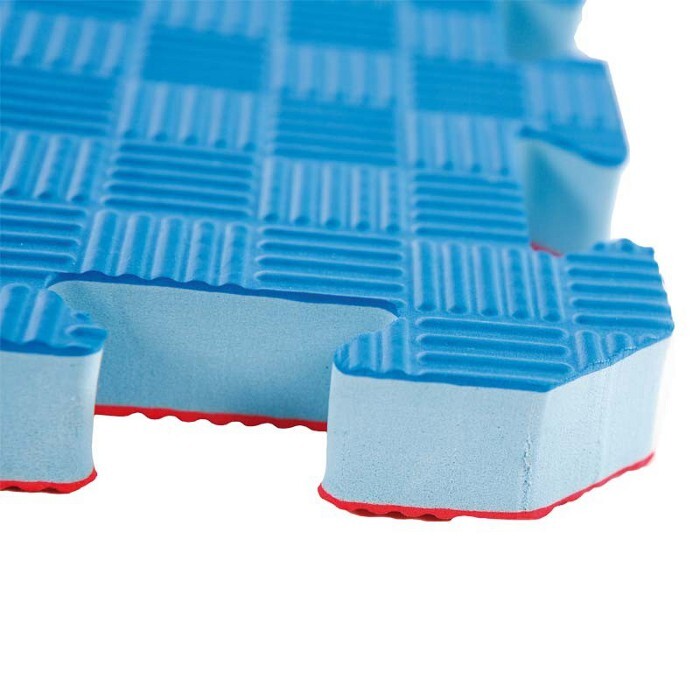 Palapelitatami - Budo-Nord - 2,3 cm - Punainen-Sininen