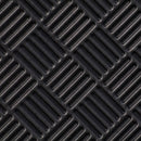 Palapelitatami - Budo Nord - 2,3 cm - Musta-Harmaa