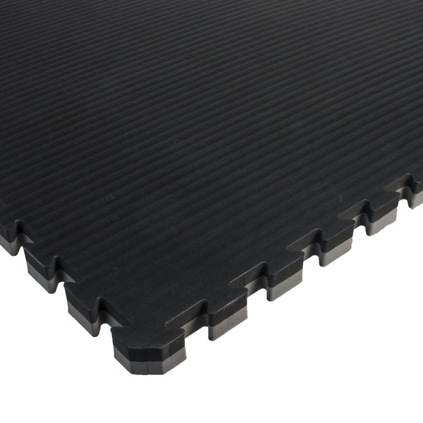 Palapelitatami - Budo Nord - 4 cm - Musta-Harmaa