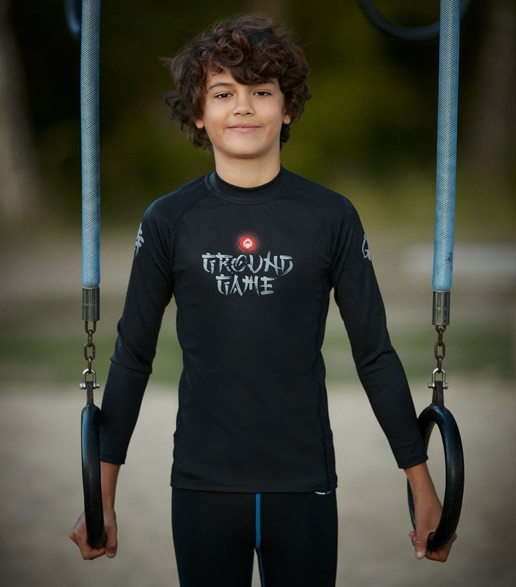 Rash Guard - Ground Game - Samurai 2.0 - Pitkähihainen, Lasten/Nuorten