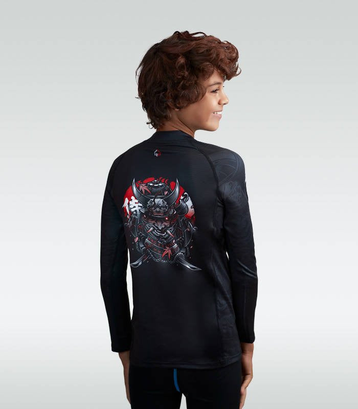 Rash Guard - Ground Game - Samurai 2.0 - Pitkähihainen, Lasten/Nuorten