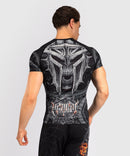 Rashguard - Venum - Gladiator 5.0 - Lyhythihainen - Musta/Hopea