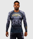 Rashguard - Venum - Wolf Atak - Pitkä hihainen, Musta/Harmaa