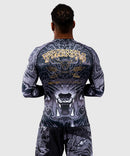 Rashguard - Venum - Wolf Atak - Pitkä hihainen, Musta/Harmaa
