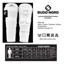 Sääri- ja jalkasuojat - Budo-Nord - Knock Down, Valkoinen