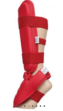 Karate Jalka- ja säärisuojat - Budo-Nord - WKF - Punainen