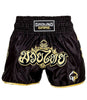 Muay Thai Shortsit - Ground Game - Musta/Kulta