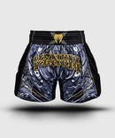 Muay Thai shortsit - Venum - Wolf Atak, Musta/Harmaa