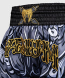Muay Thai shortsit - Venum - Wolf Atak, Musta/Harmaa