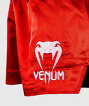 Muay Thai Shortsit - Venum - Classic, Punainen/Valkoinen
