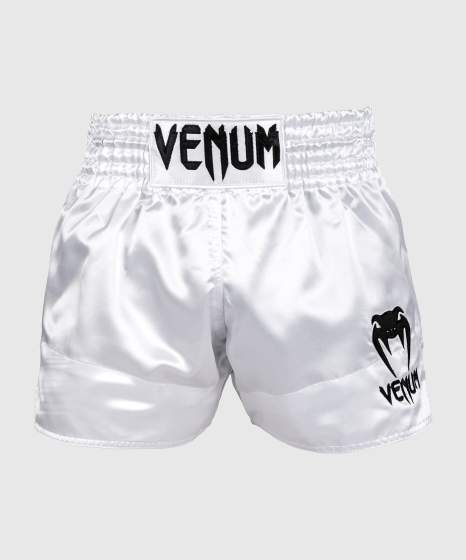 Muay Thai-Shortsit - -  Venum - Classic - Valkoinen/Musta