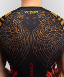 Rashguard - Venum - Quetzal Fury - Lyhythihainen, Musta/Punainen/Oranssi