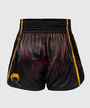 Muay Thai shortsit - Venum - Quetzal Fury - Musta/Punainen/Oranssi