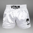 Muay Thai-Shortsit -  Venum - Classic, Valkoinen/Musta