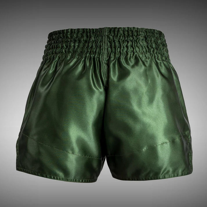 Muay Thai Shortsit - Venum - Classic, Khaki/Valkoinen