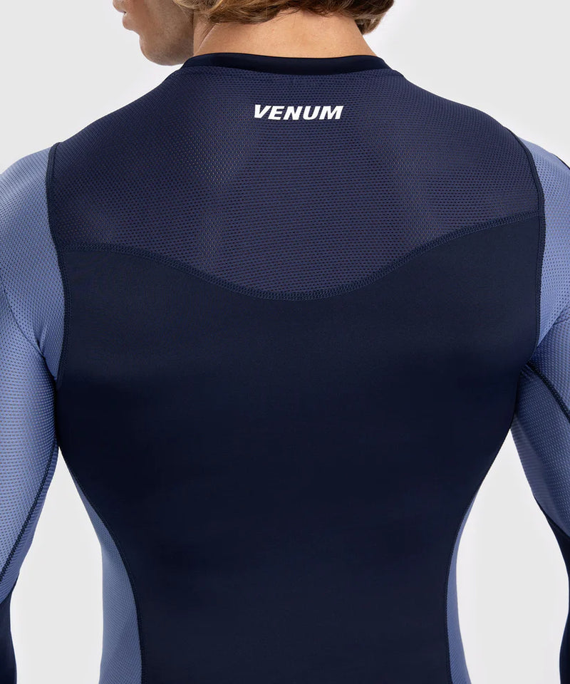 Rash Guard - Venum - 'Tempest' - Pitkähihainen - Navy/Sininen