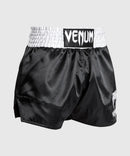 Muay Thai Shortsit - Venum - Classic - Musta/Valkoinen/Valkoinen