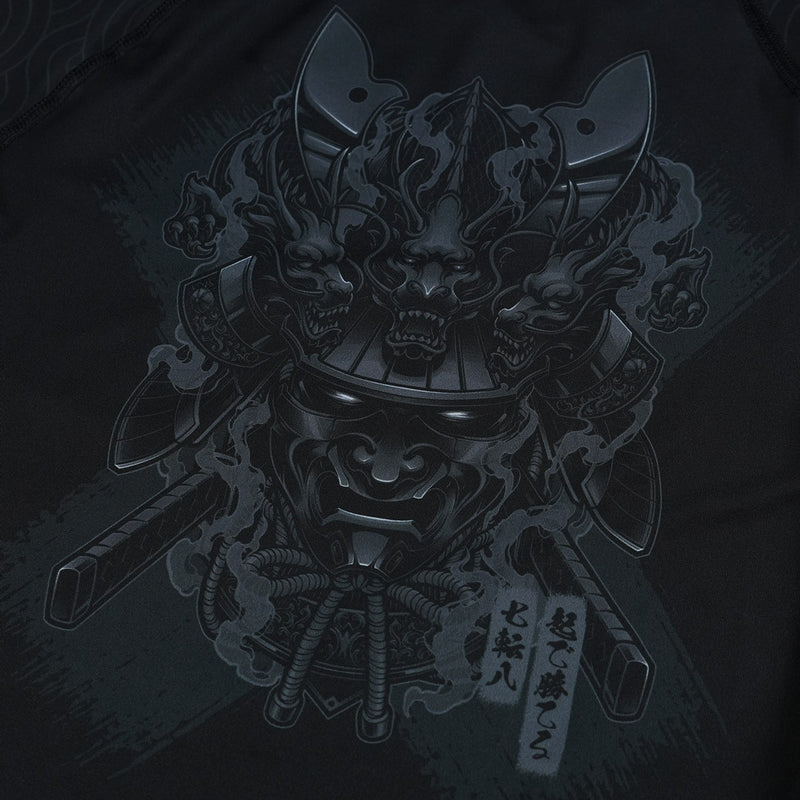Rash Guard - Ground Game - Samurai - Lyhythihainen, Lasten/Nuorten