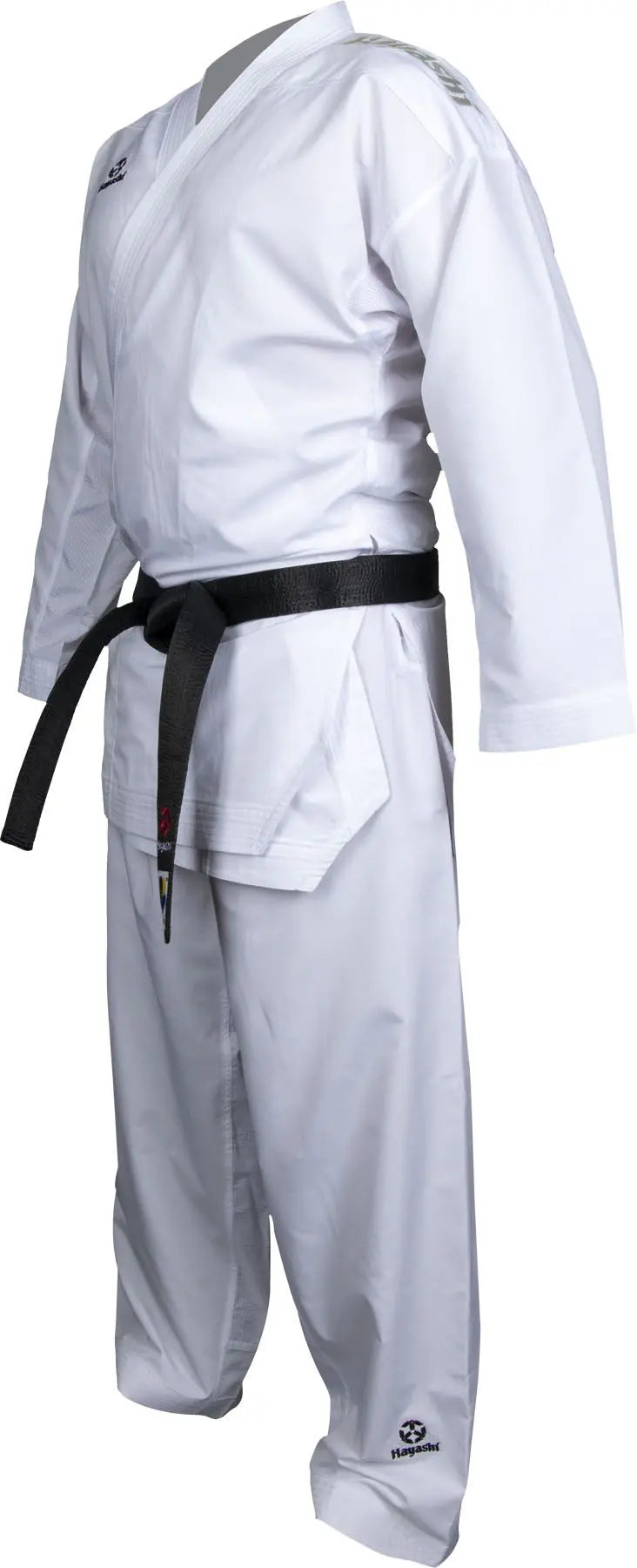 Green Karate-Gi - Hayashi - 'Premium Kumite' - White/white embroidery