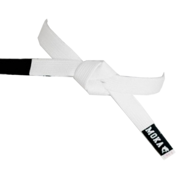 BJJ-vyö - Moka - Junior - Valkoinen