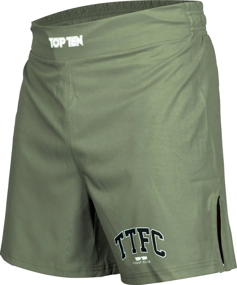 MMA-Shortsit - TOP TEN - 'Fight Club' - Khaki