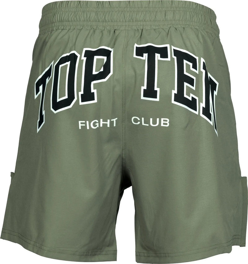 MMA-Shortsit - TOP TEN - 'Fight Club' - Khaki