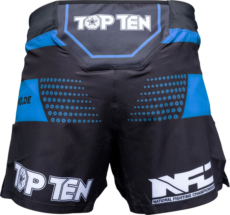 MMA-Shortsit - TOP TEN - 'NFC' - Musta/Sininen