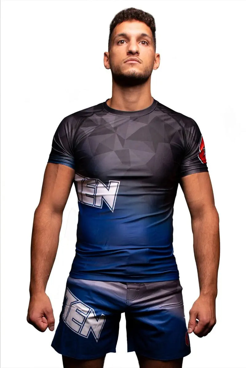 Rash Guard - TOP TEN - 'PRISM' - Sininen