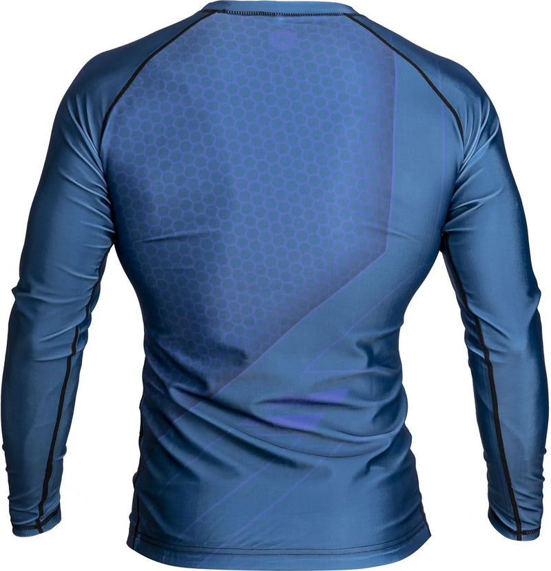 Rash Guard - TOP TEN - 'COMBat' - Pitkähihainen - Sininen