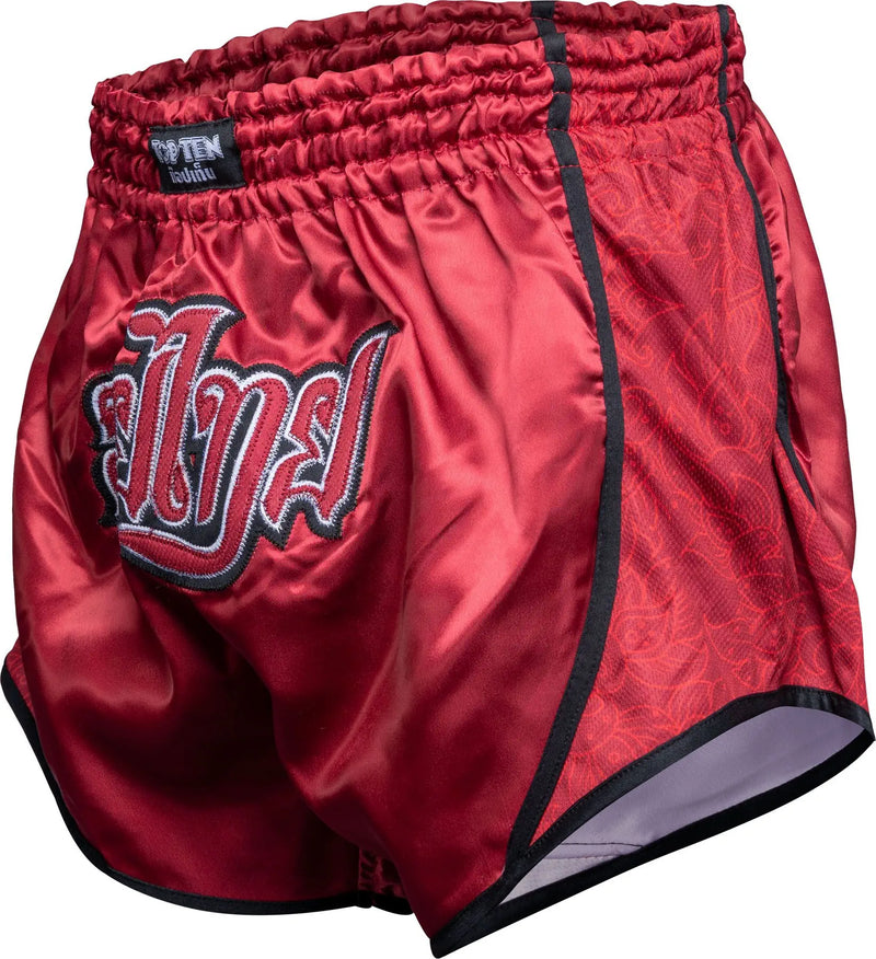 Muay Thai Shortsit - TOP TEN - 'Nong Han' - Burgundy