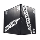 Plyo Box - Tunturi - EVA – 40cm x 50cm x 60cm - Pehmeä - Musta