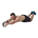 Ab-Roller - Tunturi - 'Double Wheel' - Musta