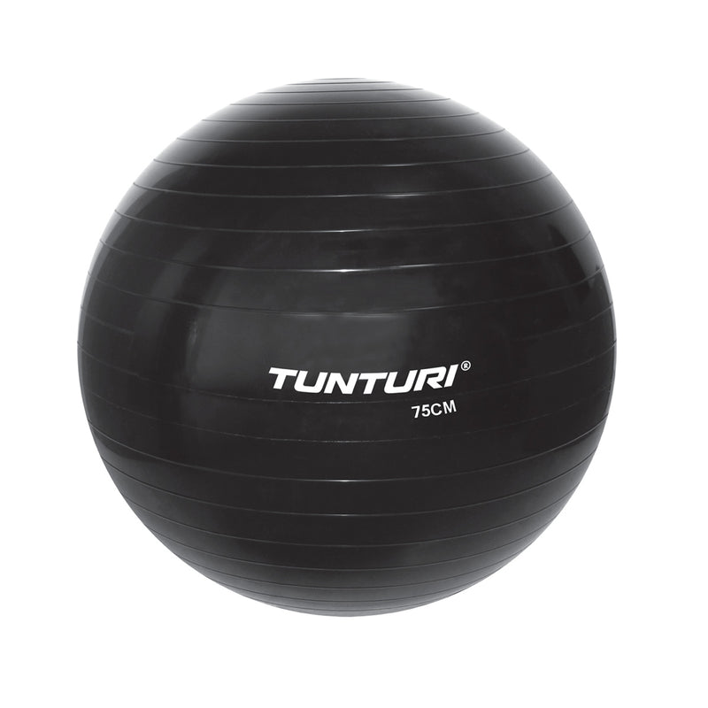 Treenipallo - Tunturi - Gymball - 75 cm - Musta