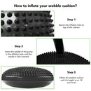 Tasapainolauta - Tunturi - 'Air Stepper Pad' - Musta