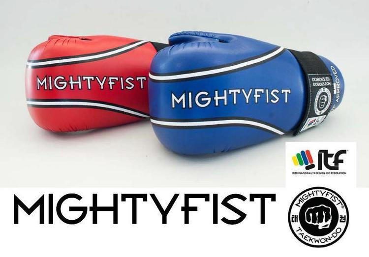 Taekwondo Gloves - Mighty Fist - 'ITF' - Red
