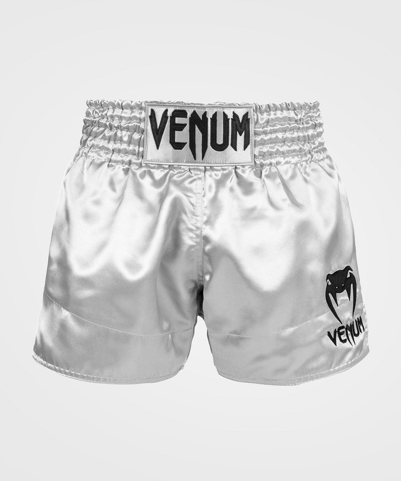 Muay Thai-Shortsit - Venum - 'Classic' - Hopea-Musta