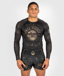 Rashguard - Venum - 'Santa Muerte Dark Side' - Pitkähihainen - Musta/Ruskea