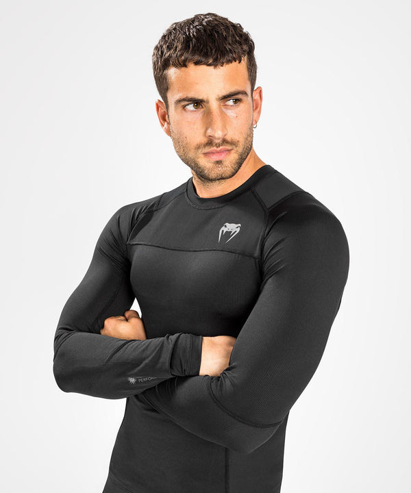 Rash Guard - Venum - 'G-Fit Air' - Pitkähihainen - Musta