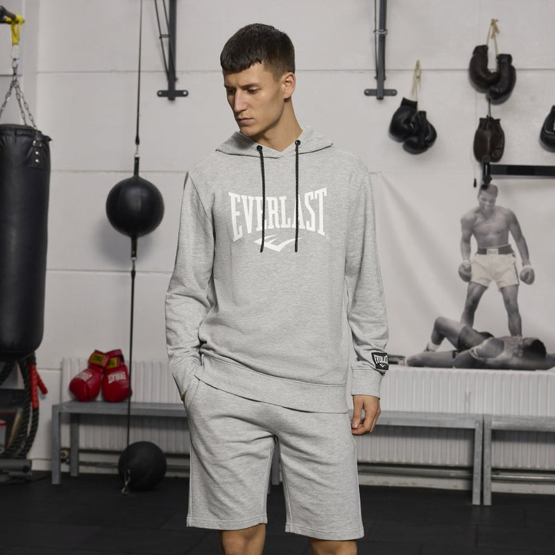 Hoodie - Everlast - 'Iconic Maximized Logo' - Grey