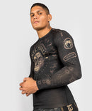 Rashguard - Venum - 'Santa Muerte Dark Side' - Pitkähihainen - Musta/Ruskea