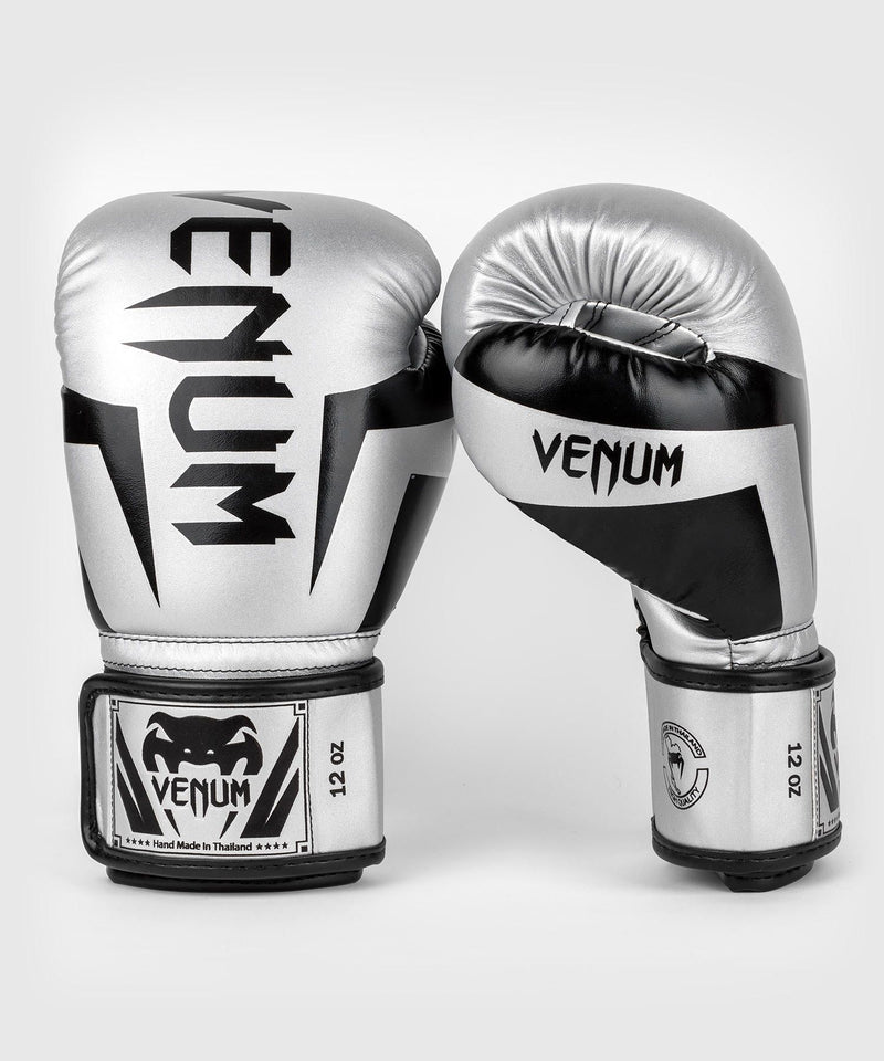 Boxing Gloves - Venum - 'Elite' - Silver-Black