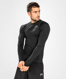 Rash Guard - Venum - 'G-Fit Air' - Pitkähihainen - Musta