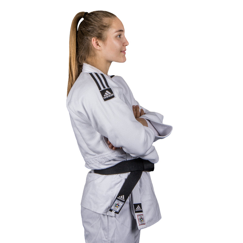 IJF Adidas judopuku - Red Label judo gi Champion 2.0 - Regular Fit - Valkoinen
