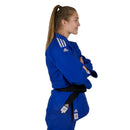 IJF Adidas judopuku - Red Label judo gi Champion 2.0 - Slim Fit - Sininen