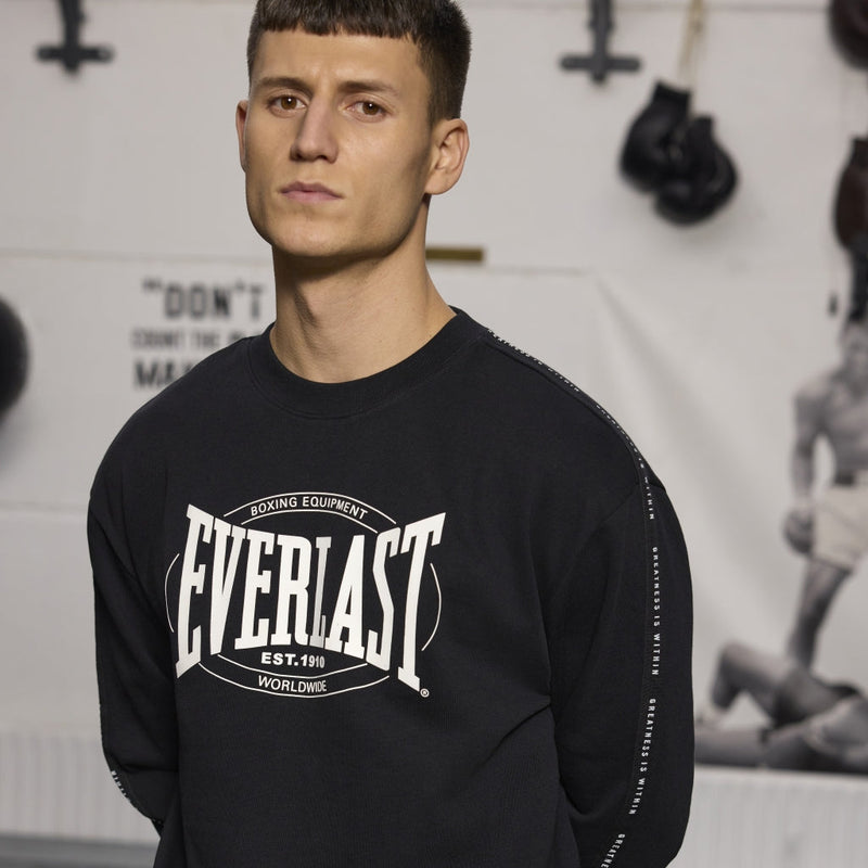 Sweatshirt - Everlast - 'Worldwide Greatest Crew Sweat' - Black