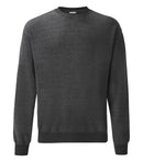 Collegepaita - Fruit of the Loom - 'Crewneck' – Dark Heather Grey