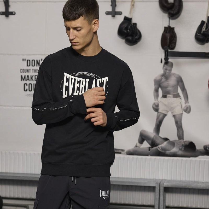 Sweatshirt - Everlast - 'Worldwide Greatest Crew Sweat' - Black