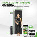 Joogamatto - Tunturi - '8MM' - Musta