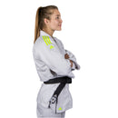 Judogi - Adidas - Quest J690 - Valkoinen/Keltainen