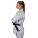 Judogi - Adidas - Quest J690 - Valkoinen/Keltainen